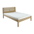 Santana 5FT Bed - Light Oak/Rattan Effect